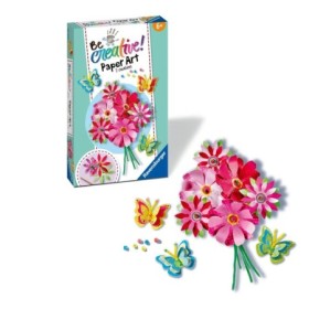 Ravensburger - Be Creative Set mini de creatie flori si fluturi din hartie Ravensburger - 1